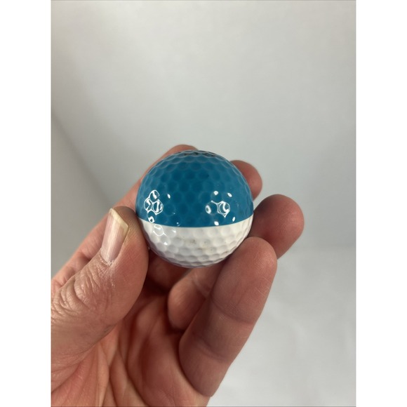 Ping Eye 2 #4 Golf Ball Two Tone Teal & White Black Print - Picture 5 of 10